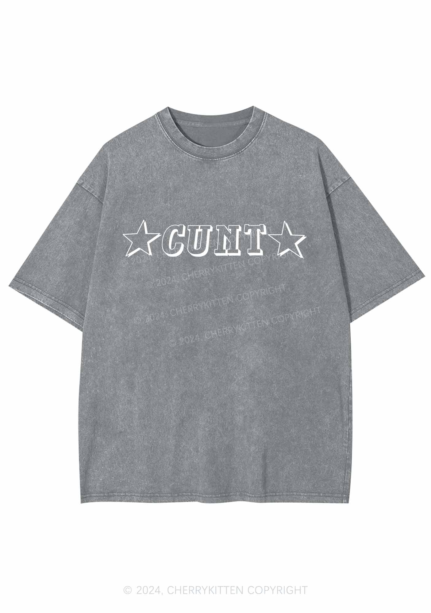 Star Count Y2K Washed Tee Cherrykitten