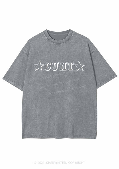 Star Count Y2K Washed Tee Cherrykitten