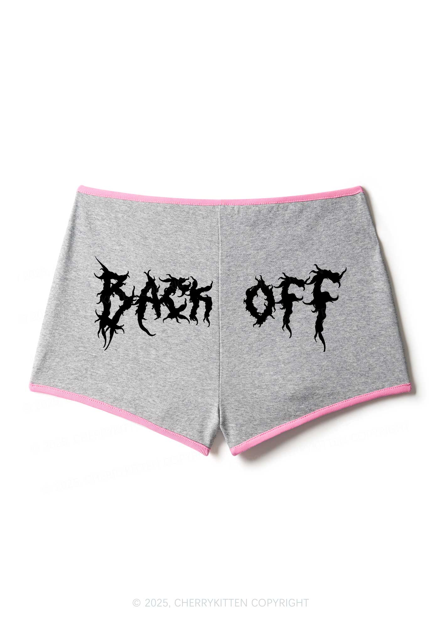 Back Off Y2K Booty Shorts Cherrykitten