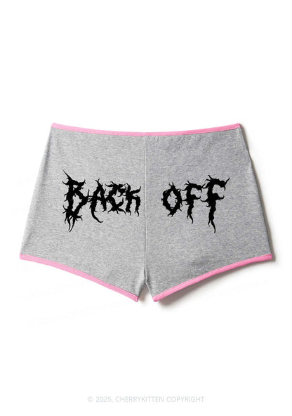 Back Off Y2K Booty Shorts Cherrykitten