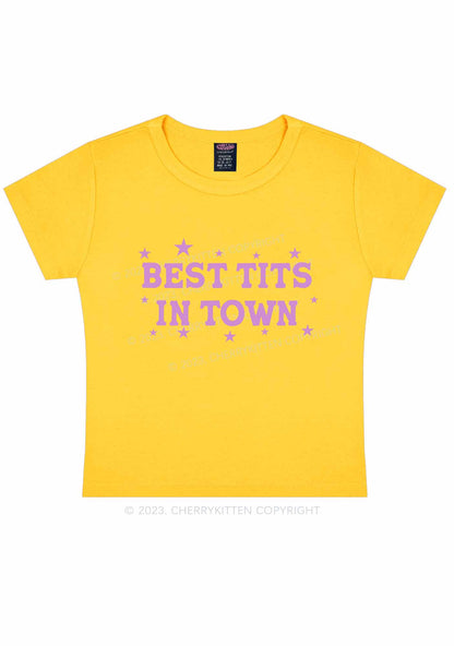 Best Txts In Town Y2K Baby Tee Cherrykitten