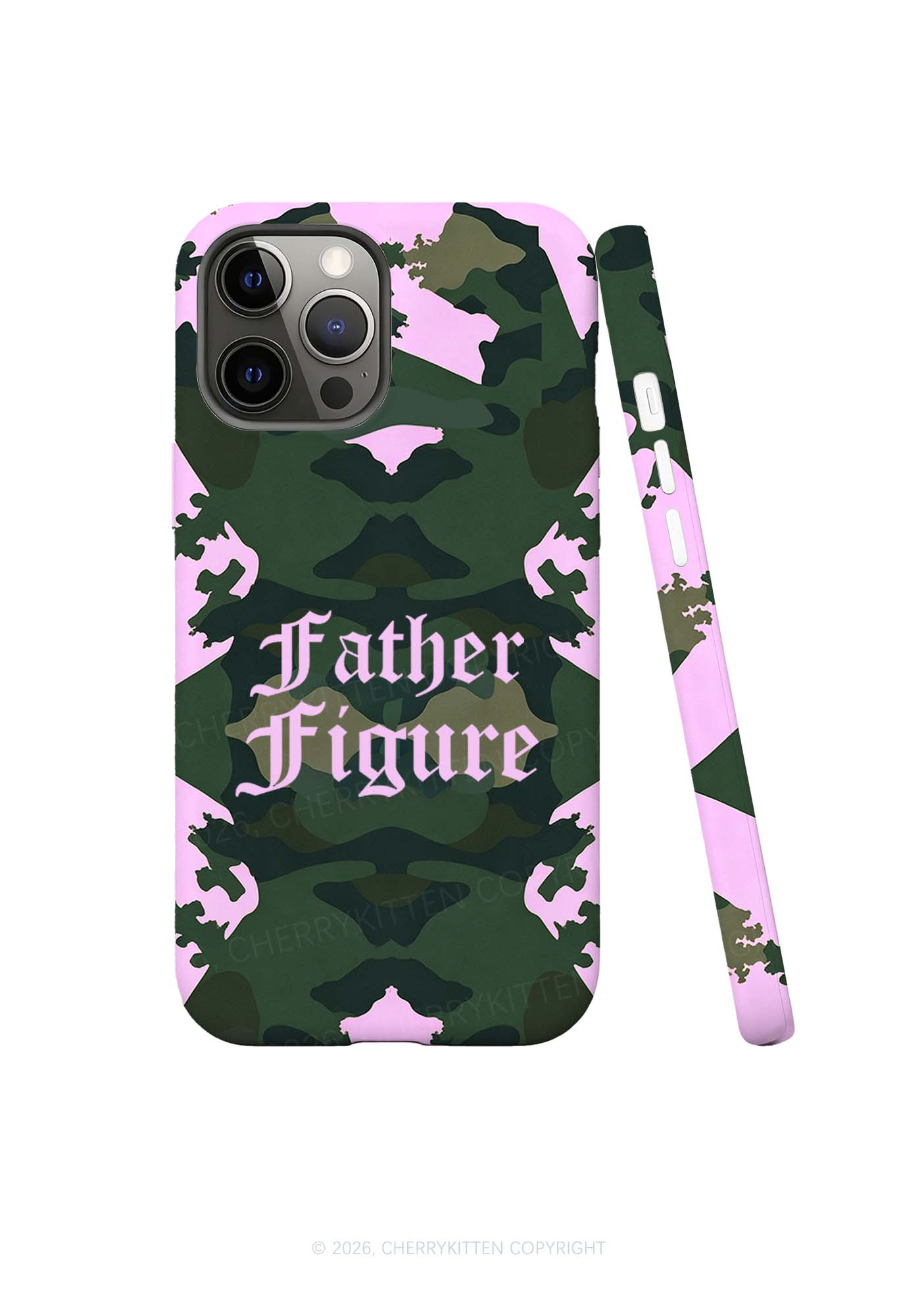 Father Figure Camouflage Y2K Phone Case Cherrykitten