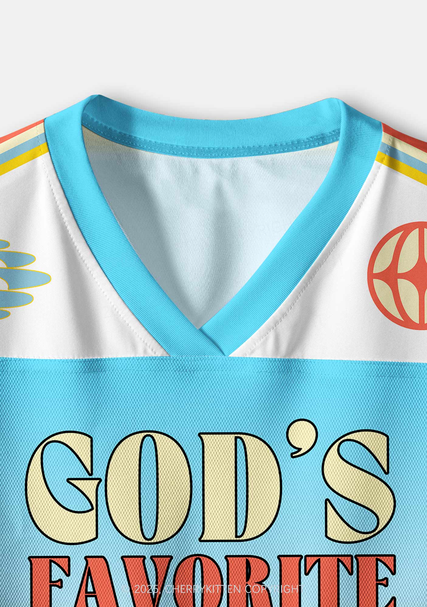 Custom Gods Fav Fag Pride Y2K Crop Sport Jersey Shirts Cherrykitten