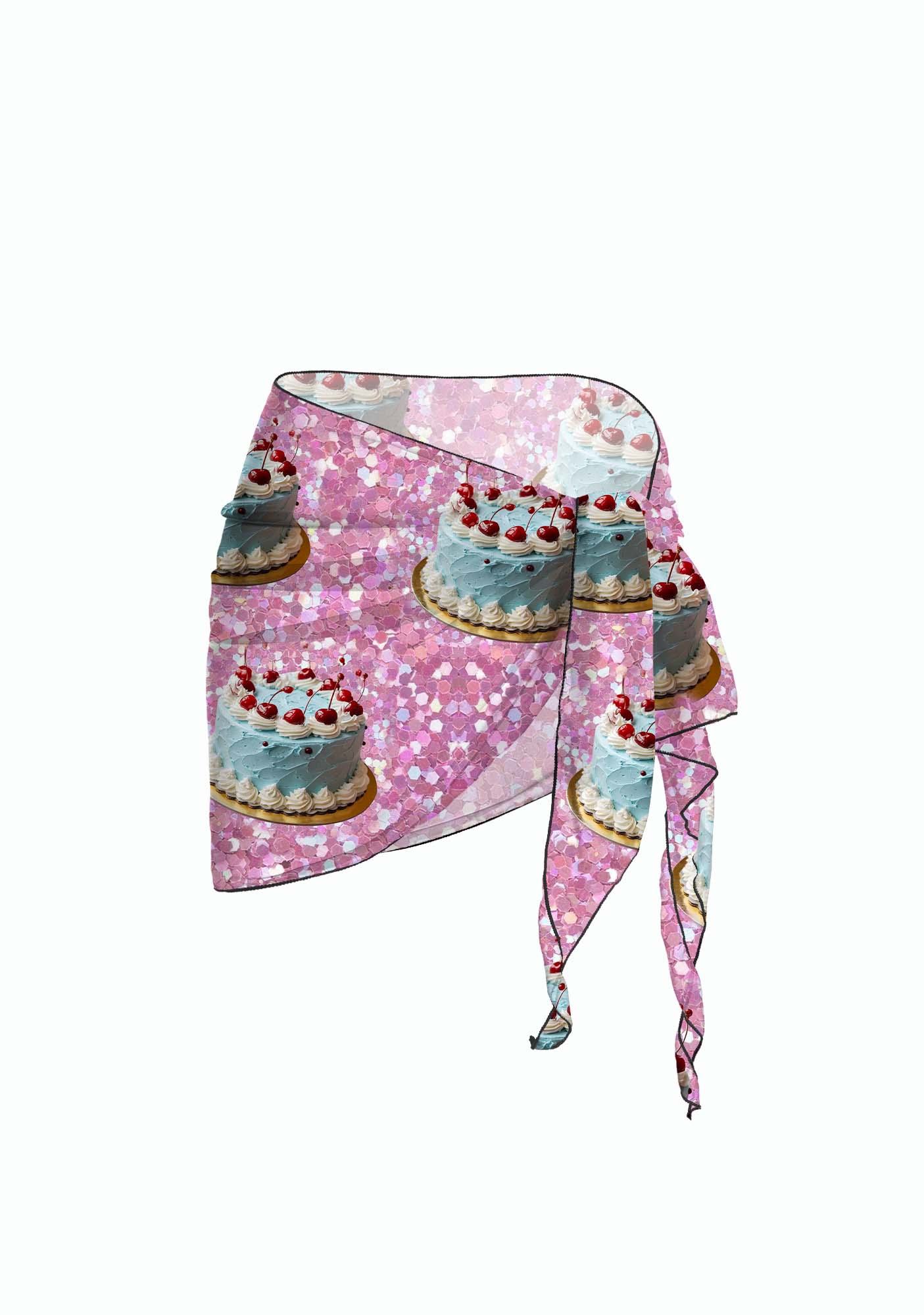 Cherry Cake Y2K Print Bikini Set Cherrykitten