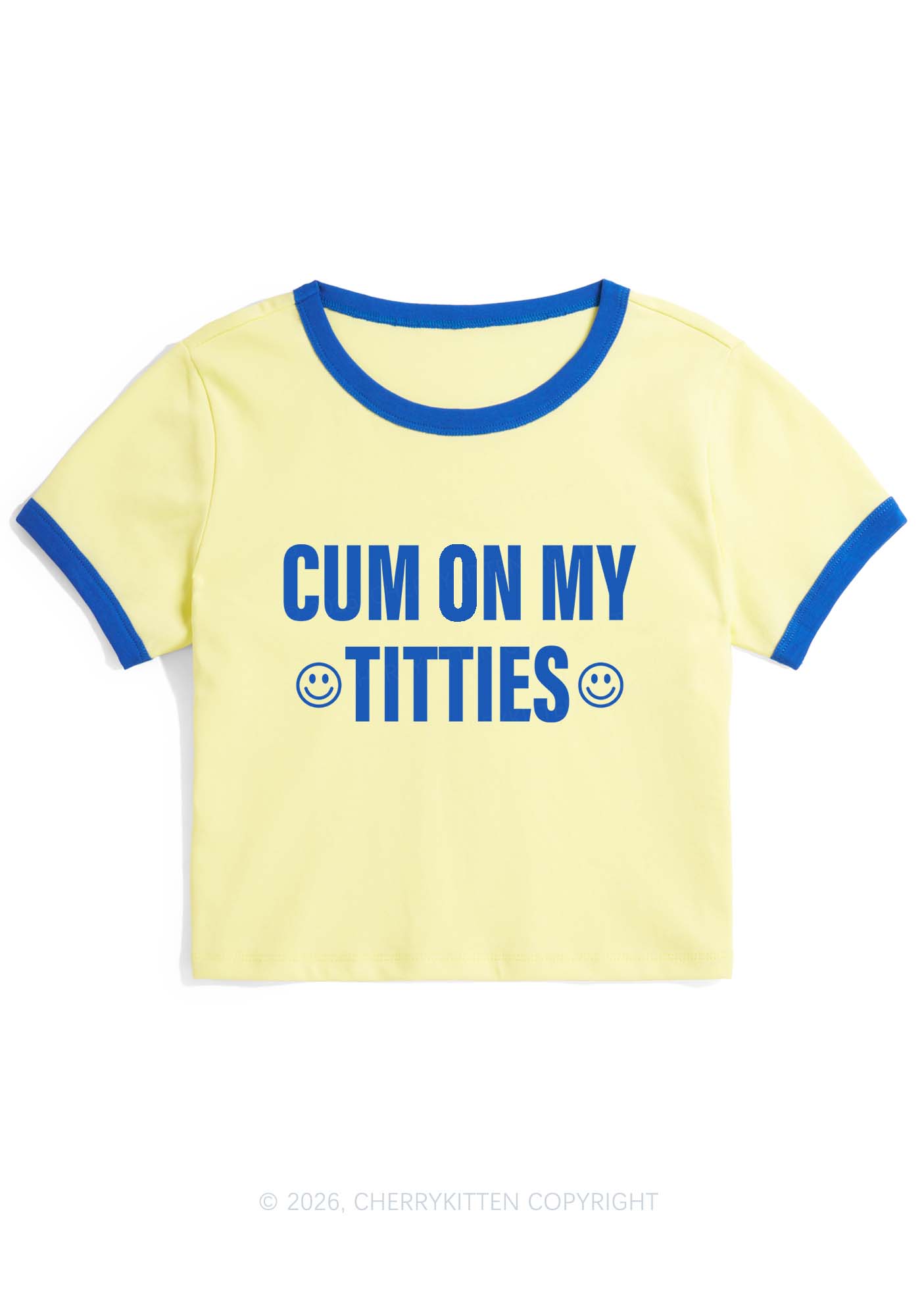 Cxm On My Txtties Y2K Ringer Tee Cherrykitten