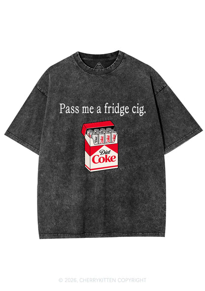 Pass Me Fridge Cig Y2K Shirts Washed Tee Cherrykitten
