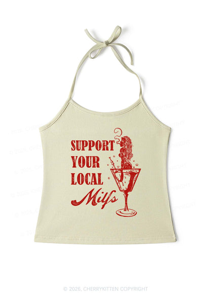 Your Local Mxxf Y2K Halter Neck Cami Cherrykitten