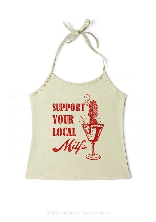 Your Local Mxxf Y2K Halter Neck Cami Cherrykitten