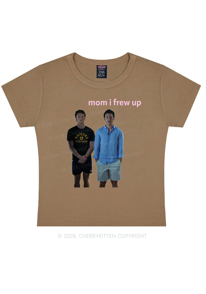 Mom I Frew Up HR Y2K Baby Tee Cherrykitten