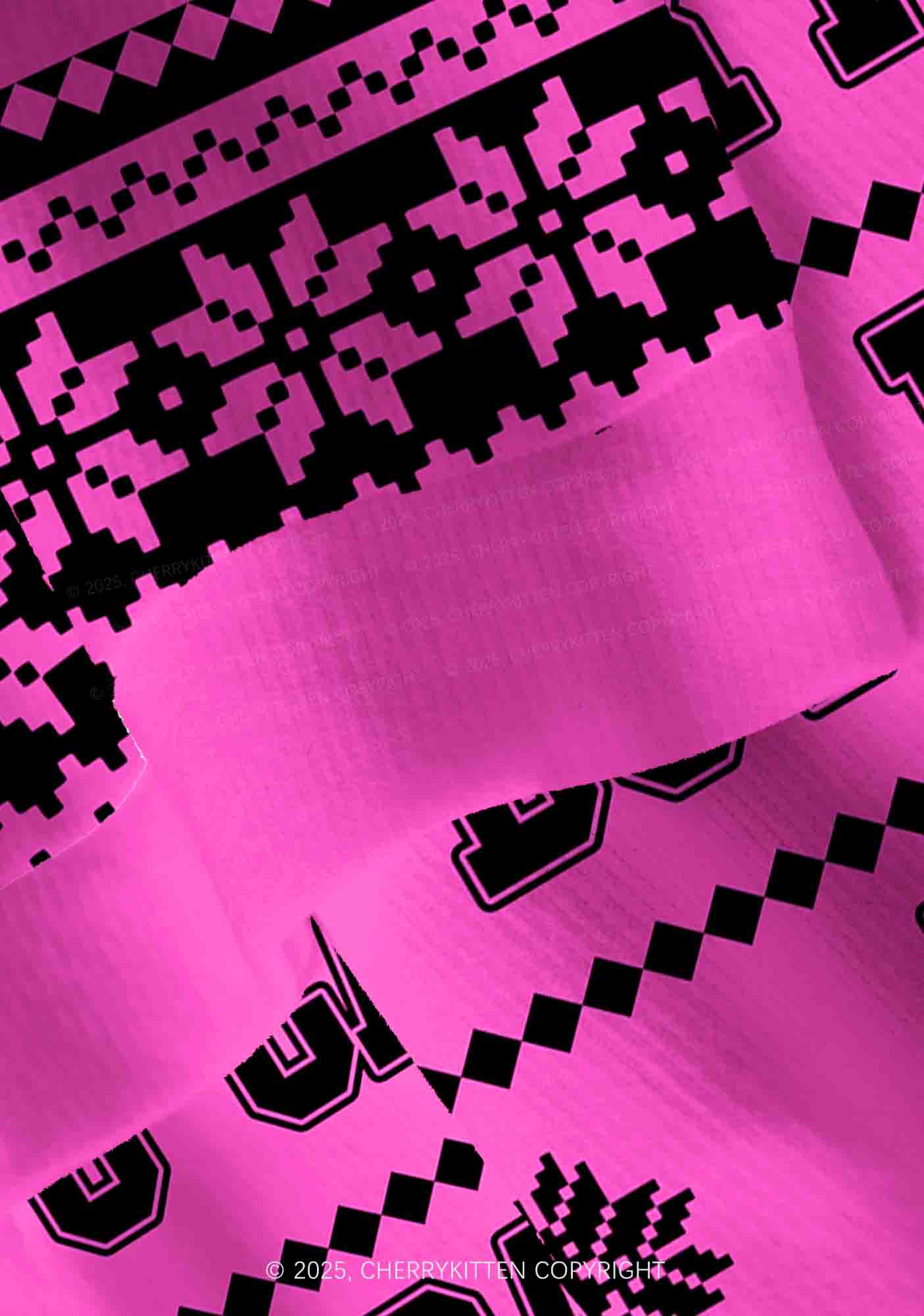 U Can Pick Ur Daddy Y2K Christmas Cardigan Knit Sweatshirt Cherrykitten