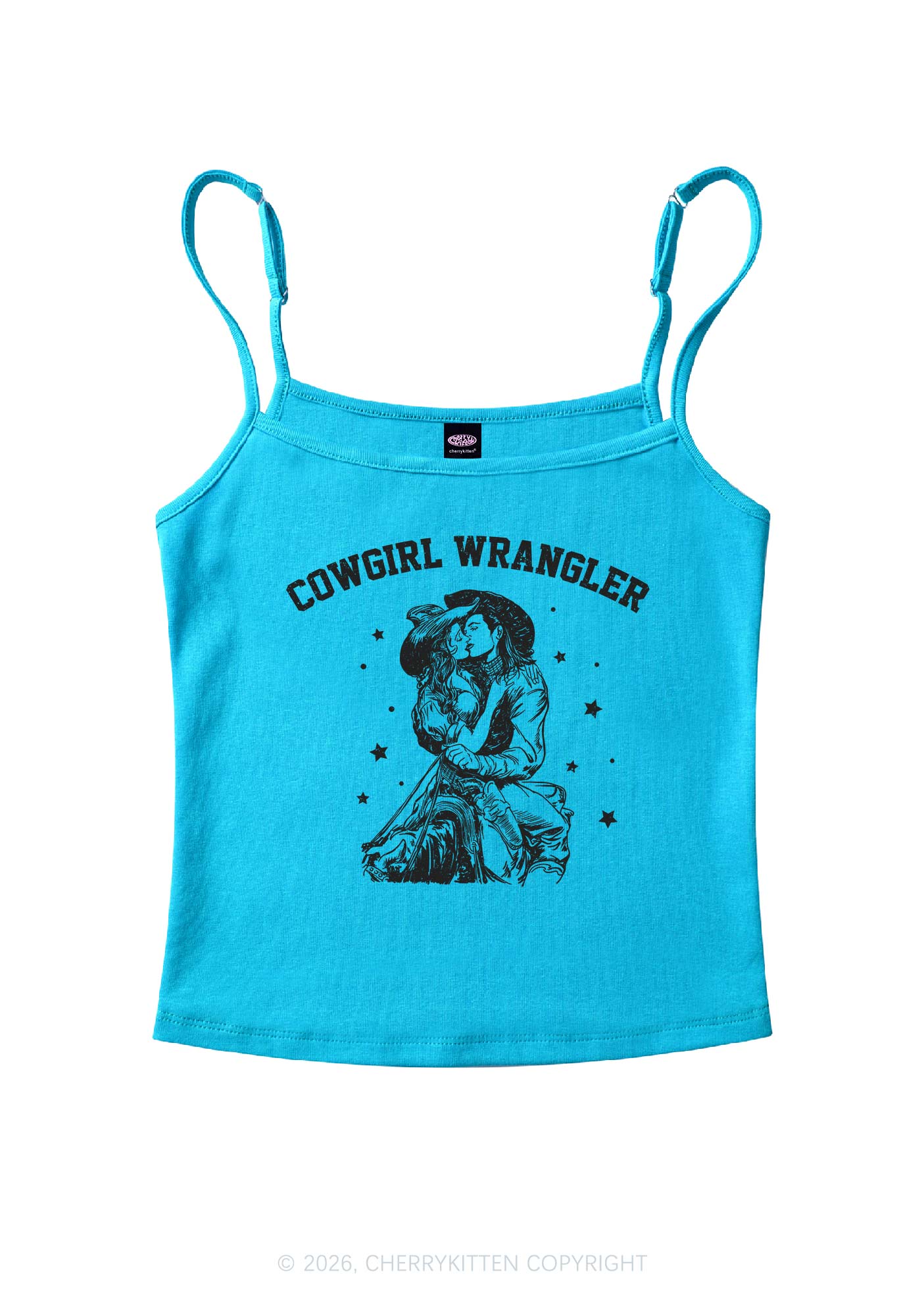 Cowgirl Wrangler Pride Y2K Spaghetti Strap Cami Cherrykitten