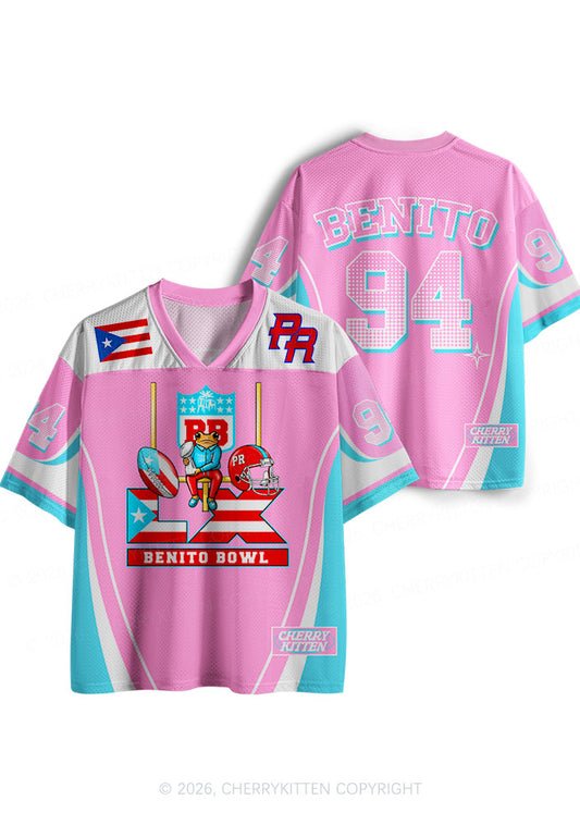 Pink Frog Y2K Sport Jersey Shirts Cherrykitten
