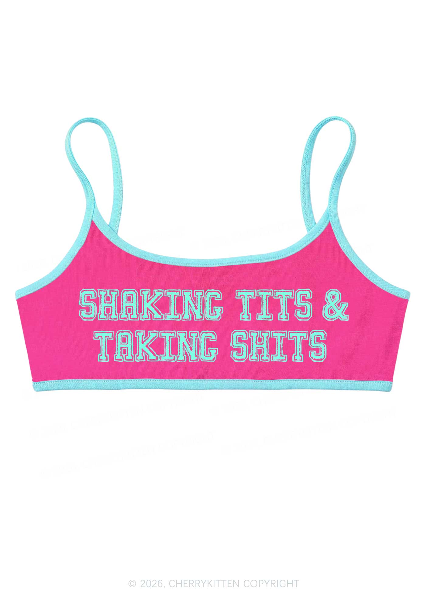 Shaking Txts Taking Shxts Y2K Super Crop Cami Cherrykitten