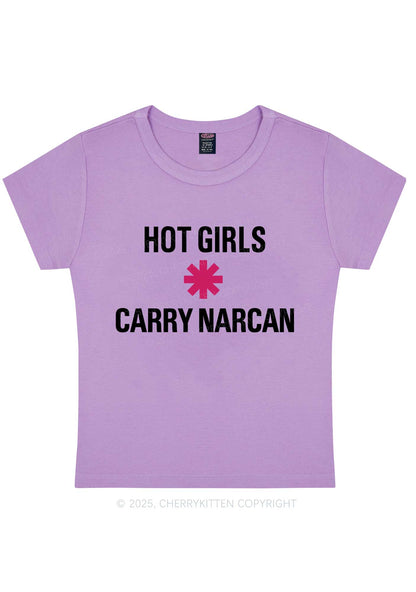 Hot Girls Carry Nxrcan Y2K Baby Tee Cherrykitten