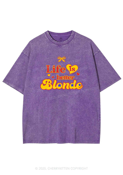 Better Blonde Y2K Shirts Washed Tee Cherrykitten