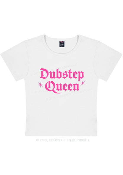 Dubstep Queen Y2K Baby Tee Cherrykitten