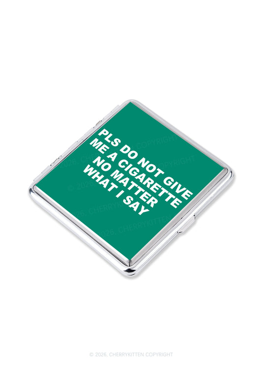 Dont Give Me Cigarette Y2K Cigarette Case Cherrykitten