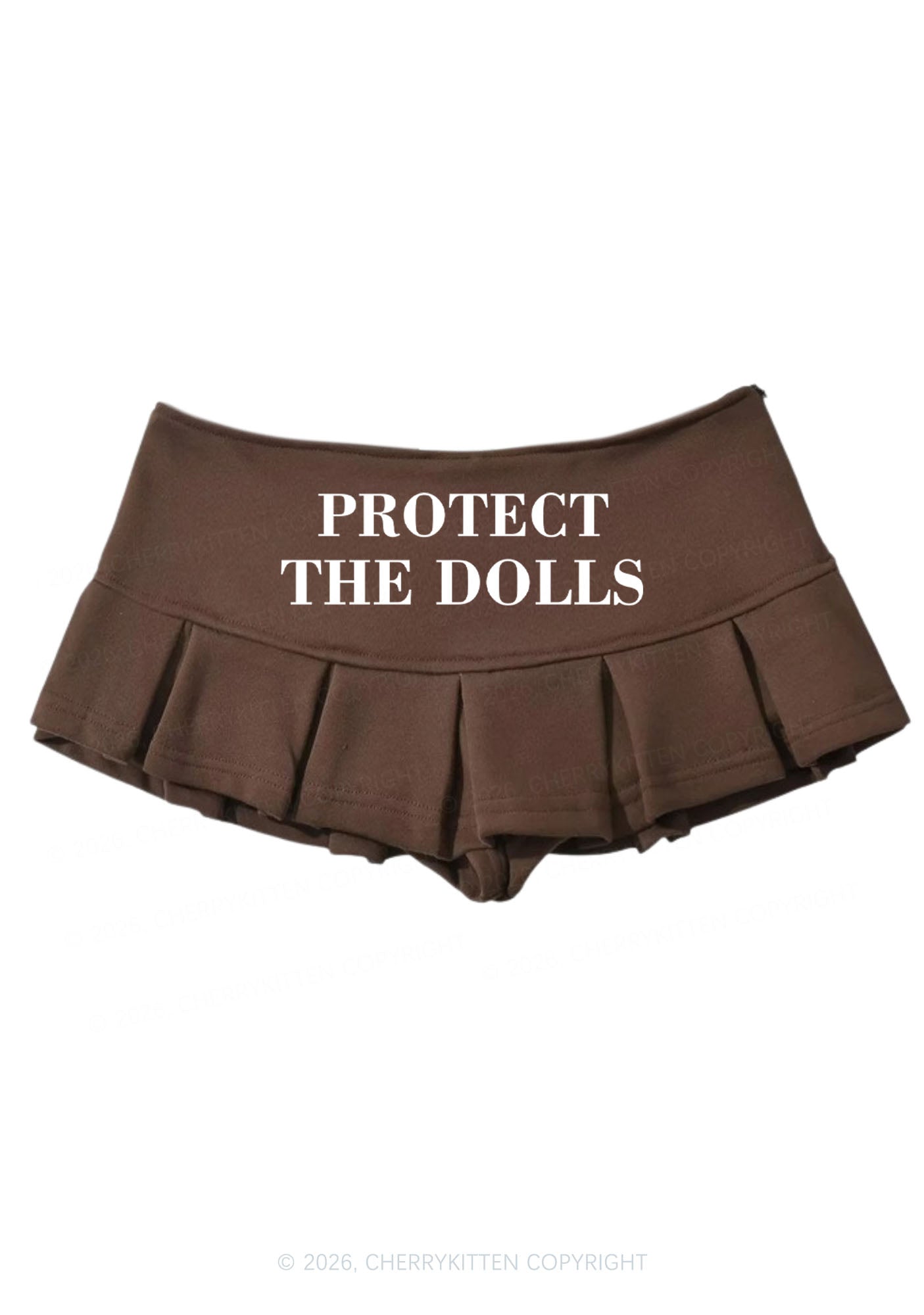 Protect The Dolls Pride Y2K Mini Pleated Skirts Cherrykitten