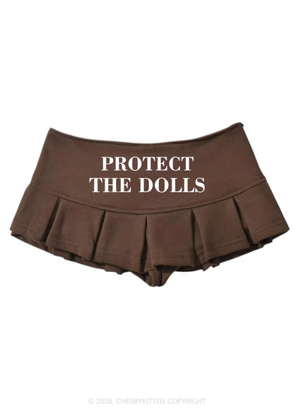Protect The Dolls Pride Y2K Mini Pleated Skirts Cherrykitten