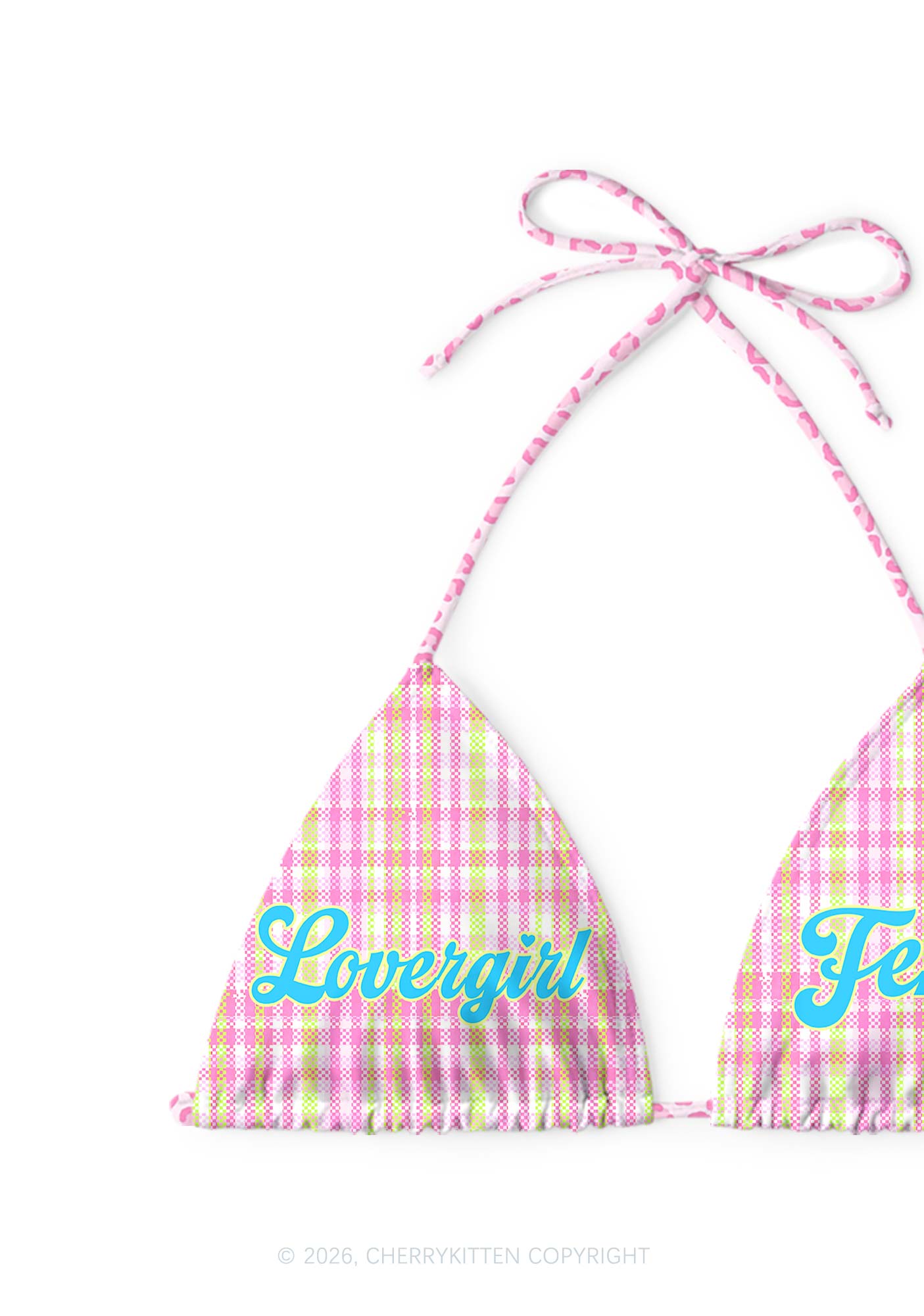 Lovergirl Femme Pride Y2K Print Bikini Set Cherrykitten