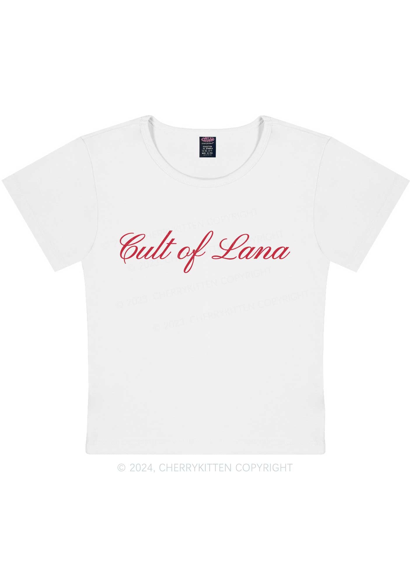 Cult Of Lana Y2K Baby Tee Cherrykitten