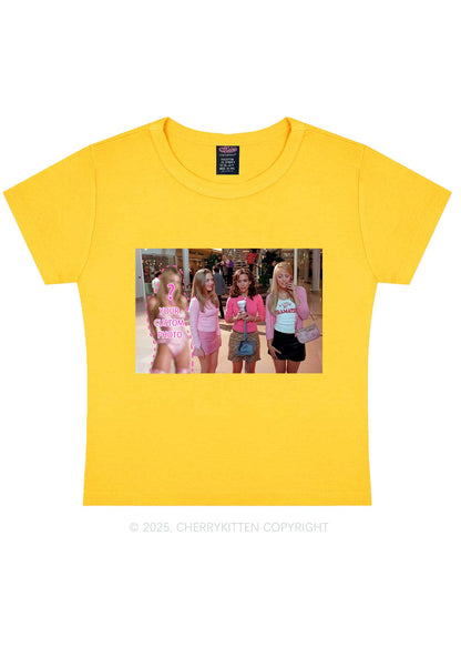Custom Girls Movie Y2K Baby Tee Cherrykitten