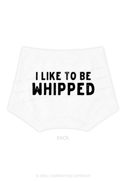 Like To Be Whipped Y2K Mid Rise Waist Boyshort Cherrykitten