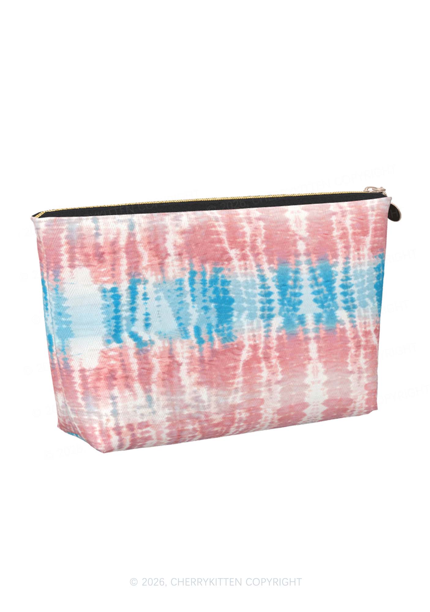 Tie Dye Trans Pride Y2K Makeup Bag Cherrykitten