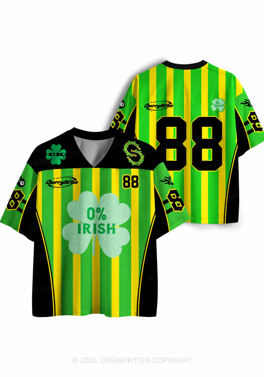 Custom Zero Percent Irish St Patricks Y2K Sport Jersey Shirts Cherrykitten