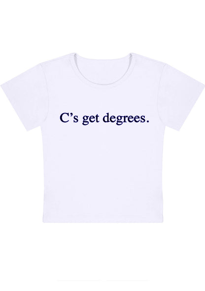 Curvy C's Get Degrees Baby Tee