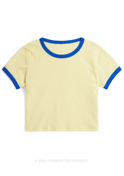 Plain Y2K Ringer Tee Cherrykitten