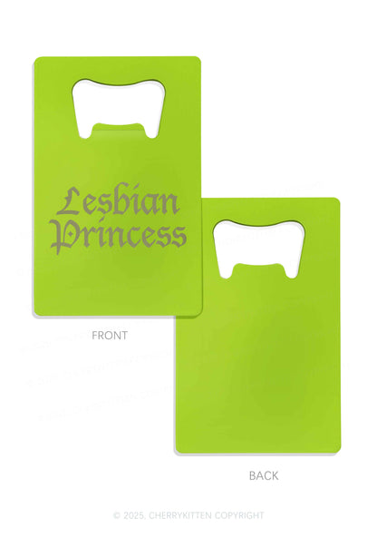 Lesbian Princess Pride Y2K Credit Card Bottle Openers Cherrykitten