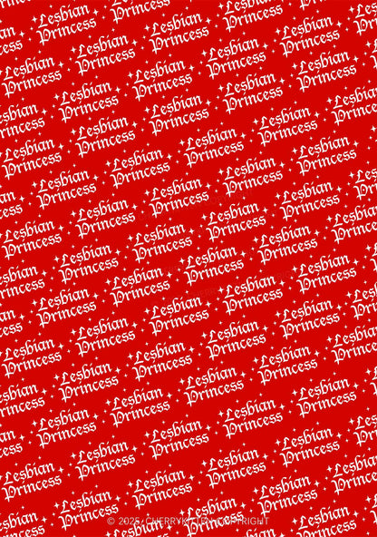 Lesbian Princess Pride Y2K Print Mini Layered Skirt Cherrykitten