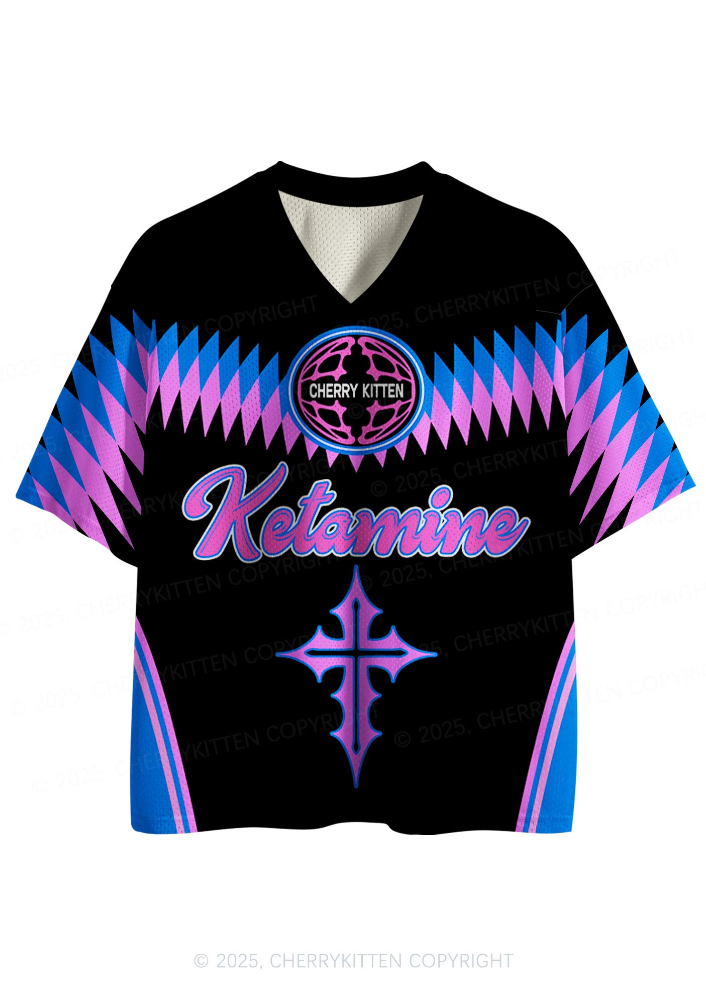 Custom Back Ketamxxe Cross Y2K Sport Jersey Shirts Cherrykitten