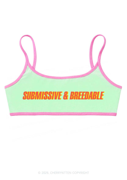 Submissive And Breedable Y2K Super Crop Cami Cherrykitten