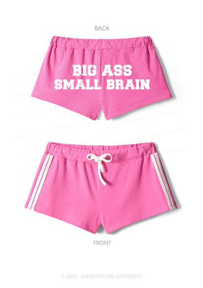 Big Axx Small Brain Y2K Drawstring Mini Shorts Cherrykitten