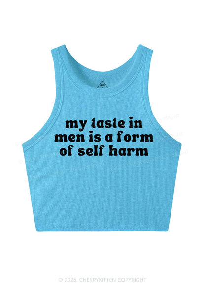 My Taste In Men Y2K Crop Tank Top Cherrykitten