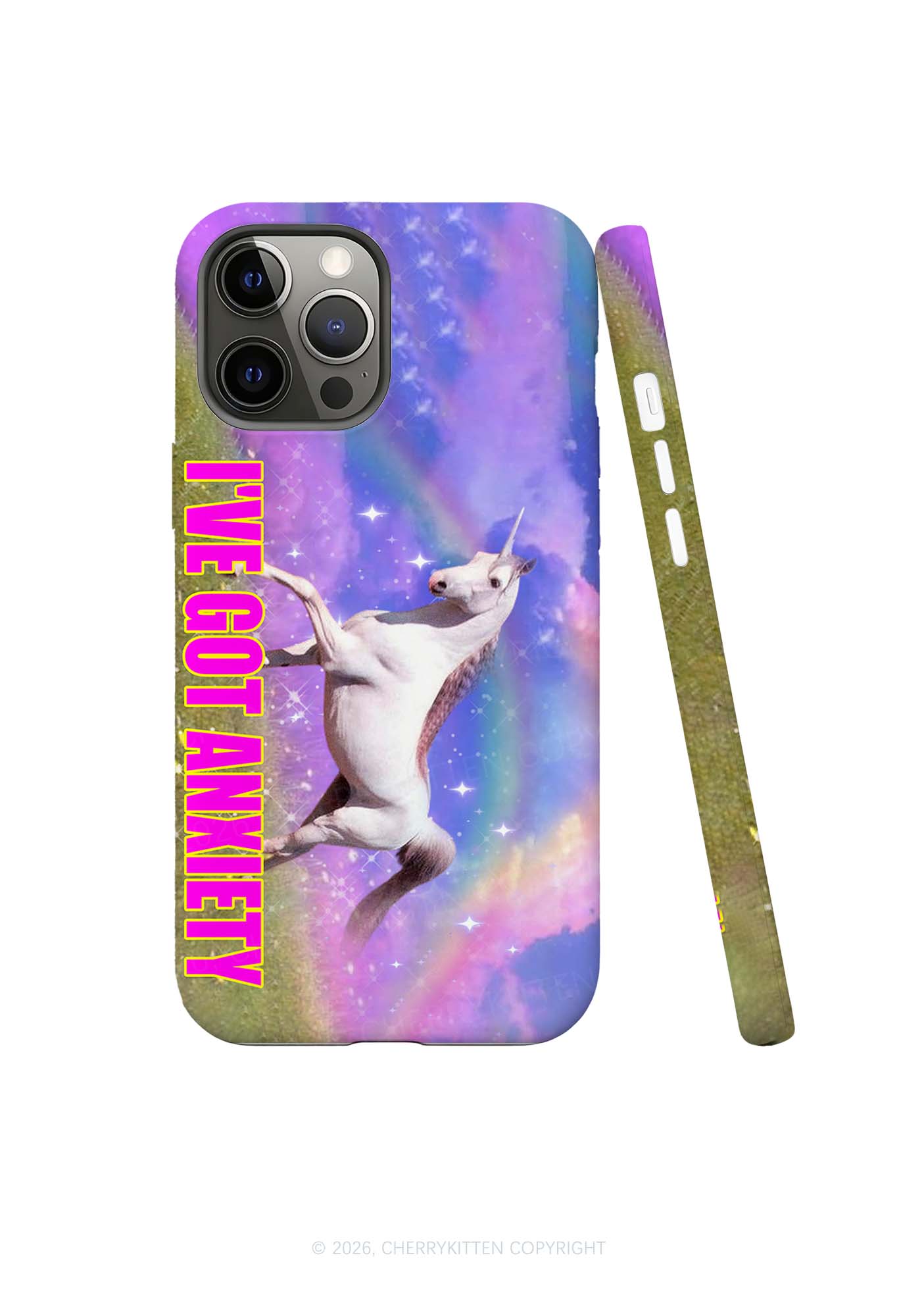 I Got Anxiety Y2K Phone Case Cherrykitten