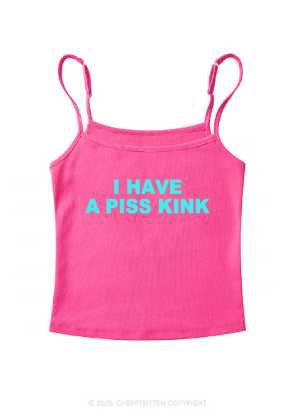 Piss Kink Y2K Spaghetti Strap Cami Cherrykitten