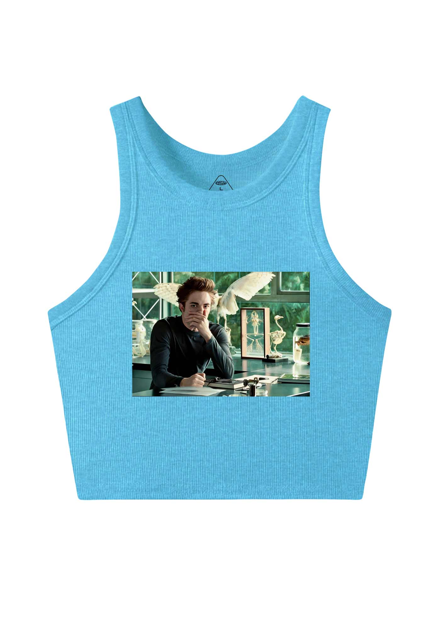 Vampire Boy Y2K Crop Tank Top Cherrykitten