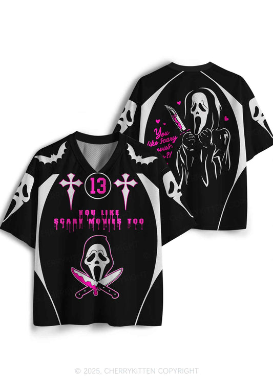 Halloween Custom Like Scary Movie Y2K Sport Jersey Shirts Cherrykitten