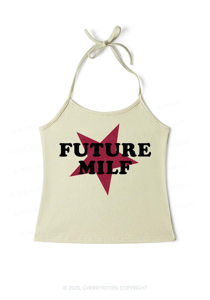 Future Mxxf Y2K Halter Neck Cami Cherrykitten