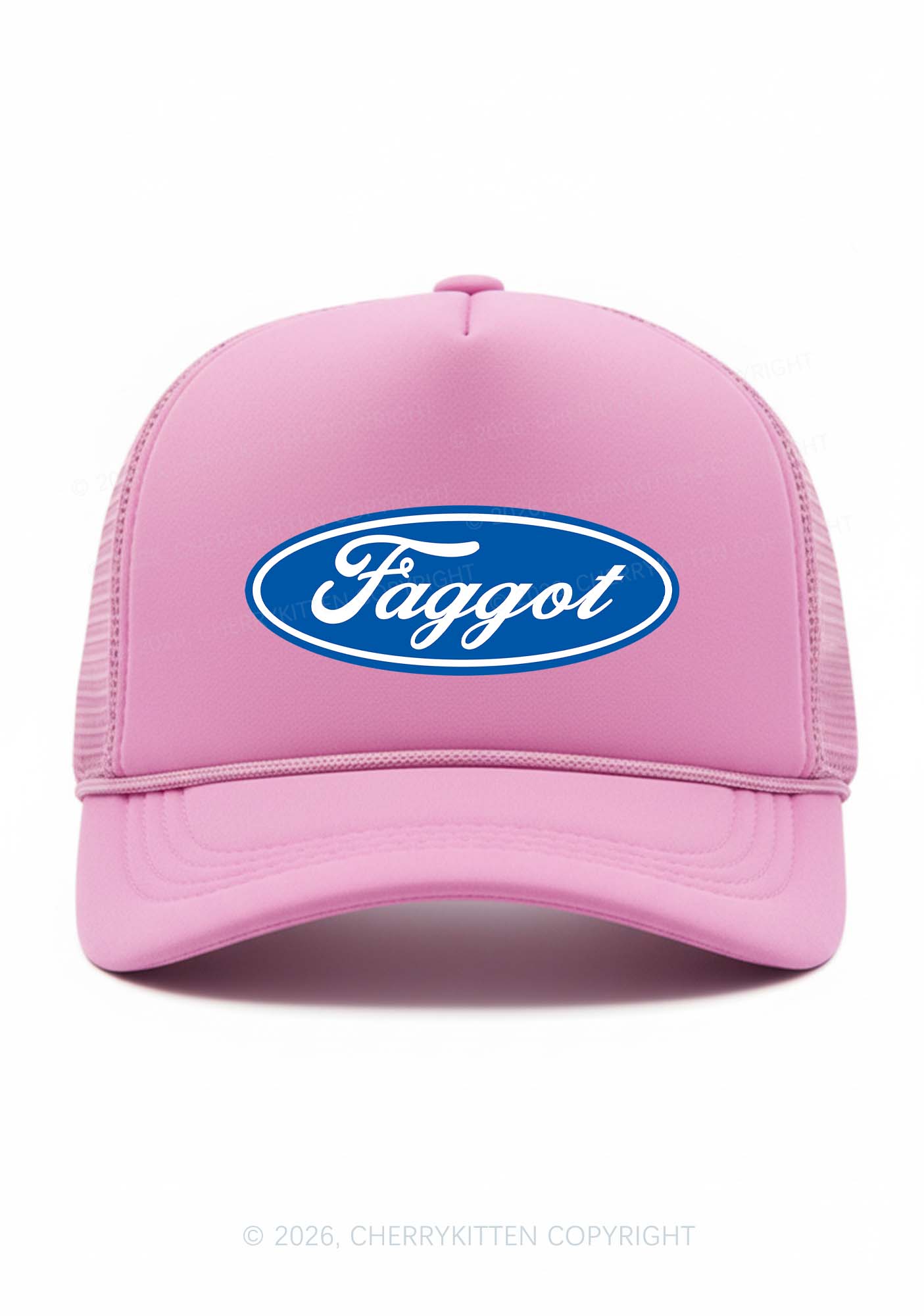 Faggot Pride Y2K Trucker Hat Cherrykitten