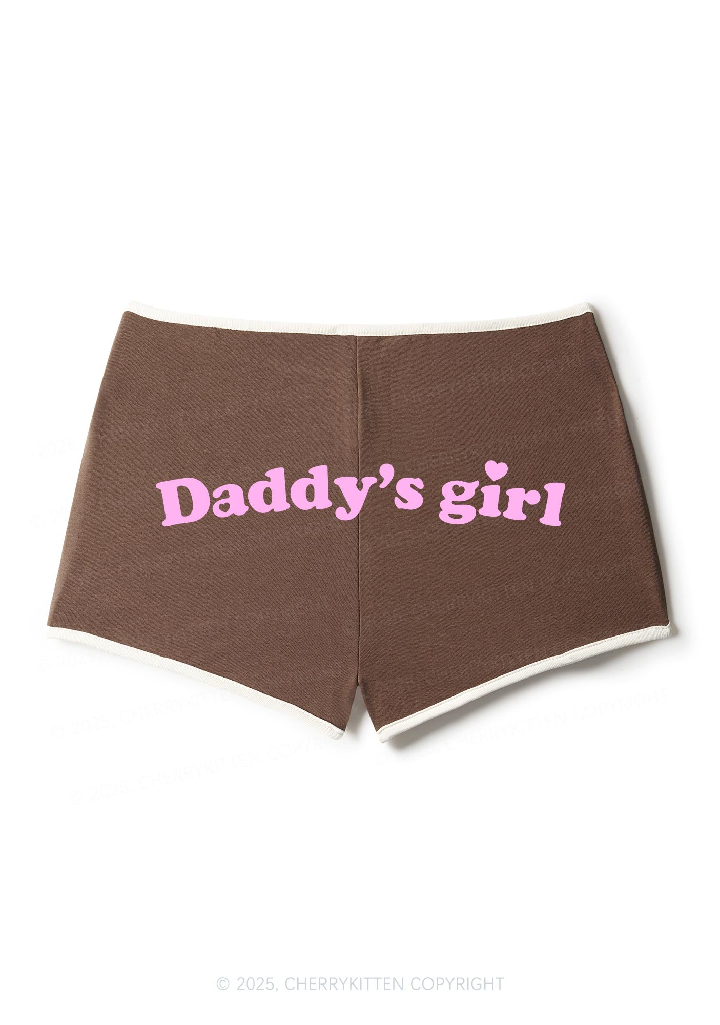 Daddys Girl Y2K Contrast Mini Shorts Cherrykitten