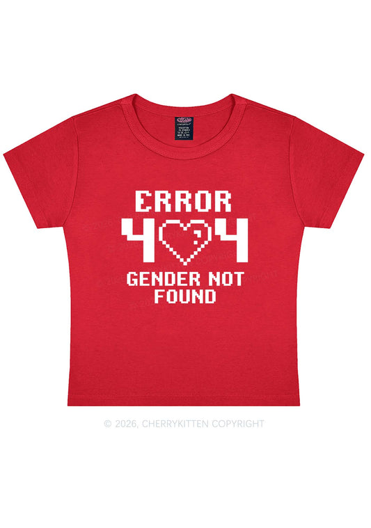 Gender Not Found Pride Y2K Baby Tee Cherrykitten