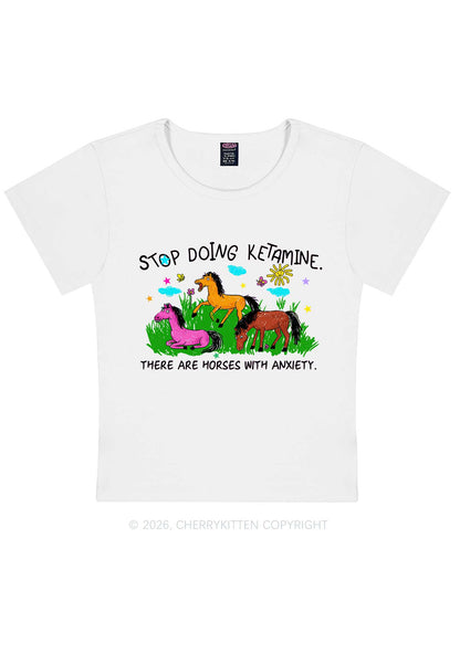 Stop Doing Kxxamine Y2K Baby Tee Cherrykitten