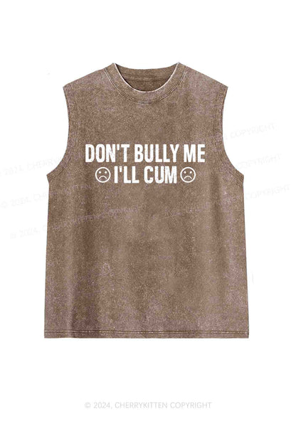 Don't Bully Me Y2K Washed Tank Cherrykitten