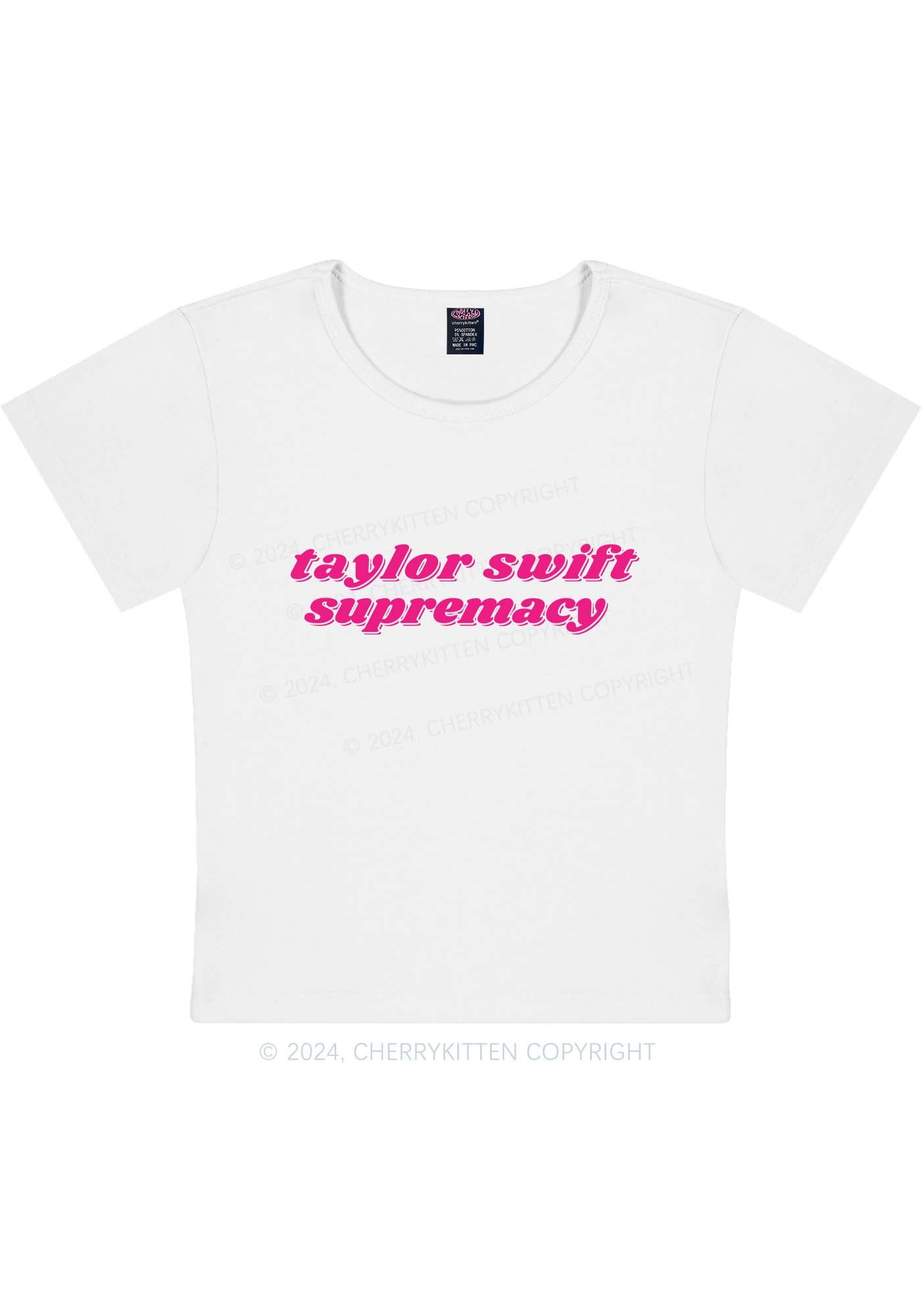 TS Supremacy Y2K Baby Tee Cherrykitten