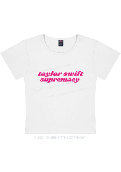 TS Supremacy Y2K Baby Tee Cherrykitten
