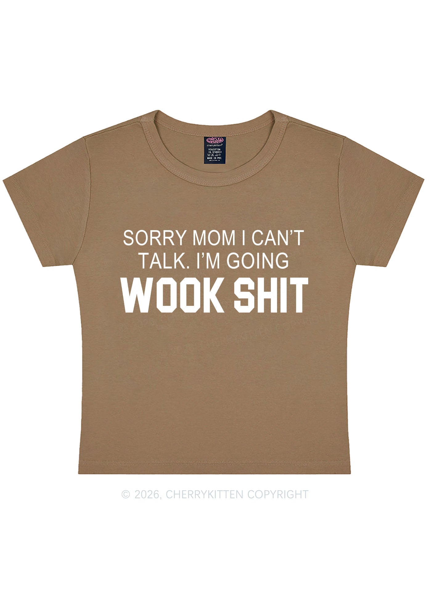 Im Doing Wook Shxt Y2K Baby Tee Cherrykitten
